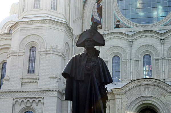 Церемония открытия памятника Ф.Ф.Ушакову